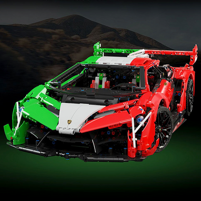 Trilumity Building Block Set: 1:8 Italia Competizione Edition Lamborghini Veneno (3611Piece)