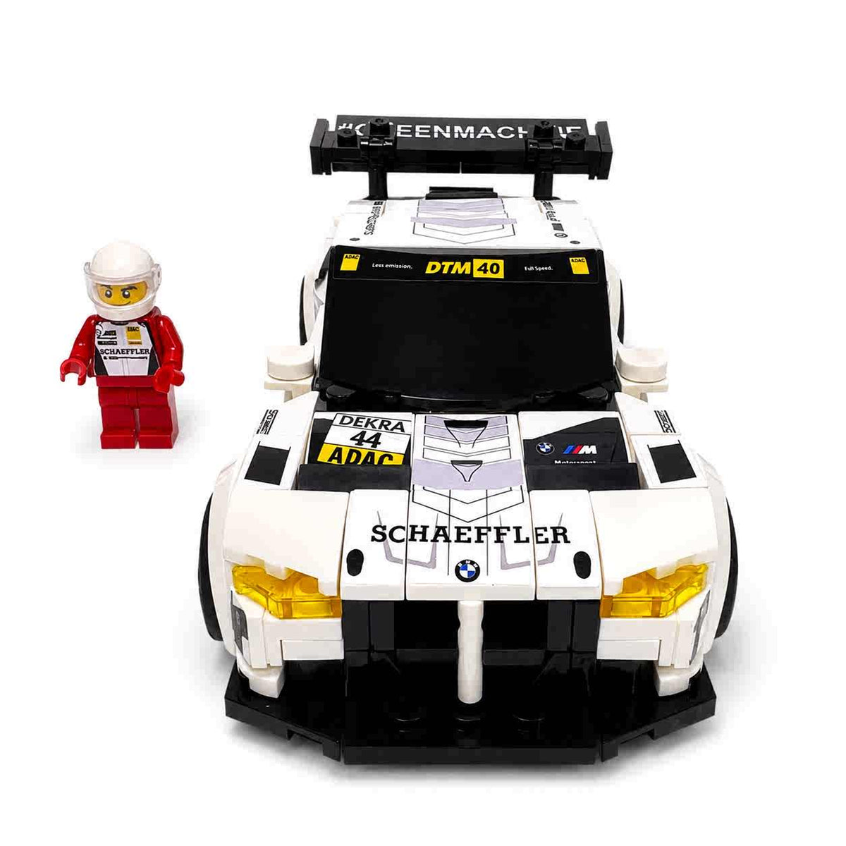 Trilumity Building Block Set: 1:24 BMW M4 GT3 | Includes a Complete Set of Stickers (346-Piece)