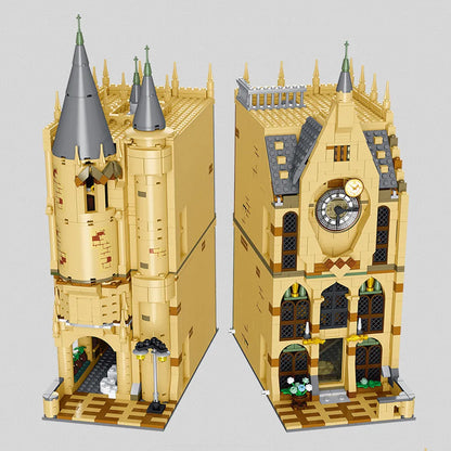 JieStar MOC Building Block Set: Harry Potter MOC Hogwarts Magic Clock Tower, Model JJ9005