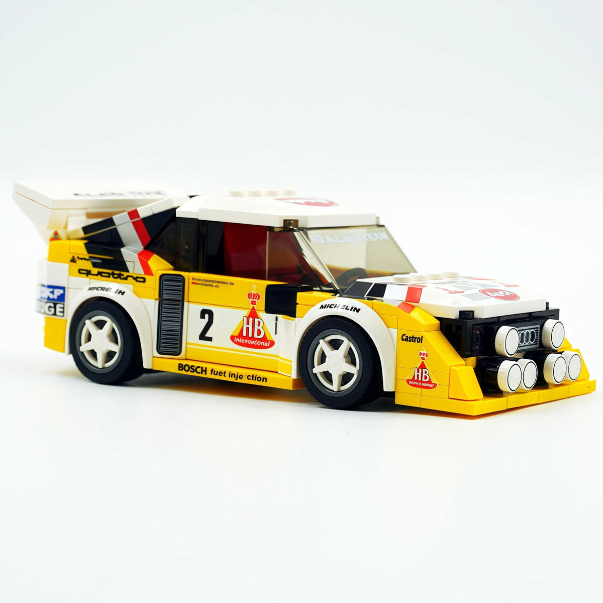 Trilumity Officially Licensed HB Audi WRC Team Building Block Set, 1:18 Scale, 1,362-Piece