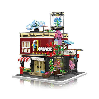 Mould King Building Block Set: Flower Shop Modular, Model K16056