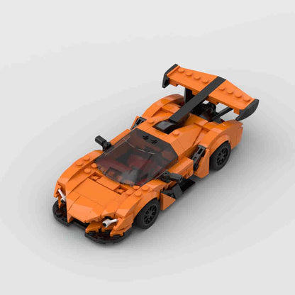 Trilumity MOC Building Block Set: 1:24 Apollo Supercar (300+-Piece) | MOC Building Set