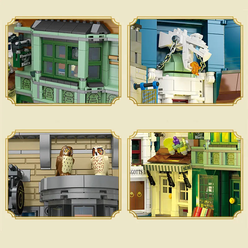 JieStar Building Block Set: Harry Potter Wand Shop Wizard Books, Model JJ9058