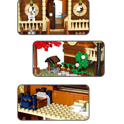 MORK MOC Building Block Set: Forest Cabin, Model 031074