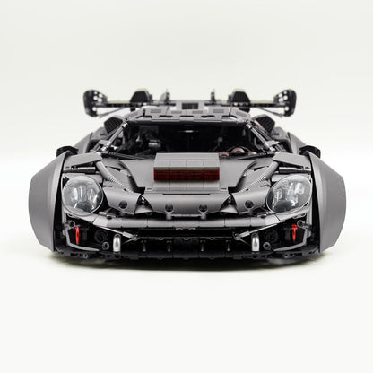 Trilumity Motorized Building Block Set: 1:8 Porsche Ultimate 918 Widebody Supercar Full-featured Edition with Remote Control (4306-Piece)