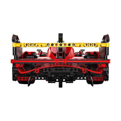 Trilumity Building Block Set: 1: 10 Le Mans Flame Supercar, Racing Aerodynamic Lines (1518-Piece)