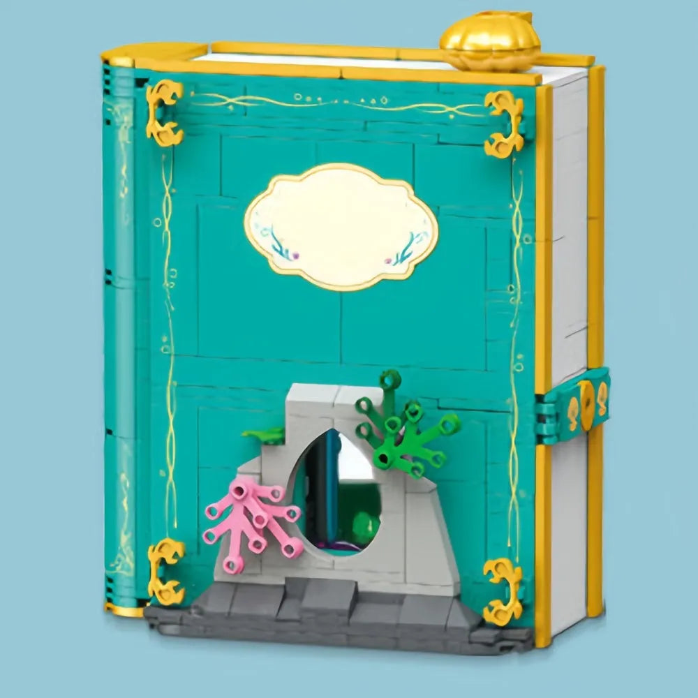 JieStar Building Block Set: The Little Mermaid 3D Book, Model JJ9055