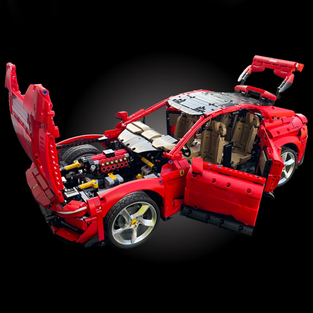 Trilumity MOC Building Block Set: 1:8 Prancing Horse Style | 4000+Piece | MOC Set