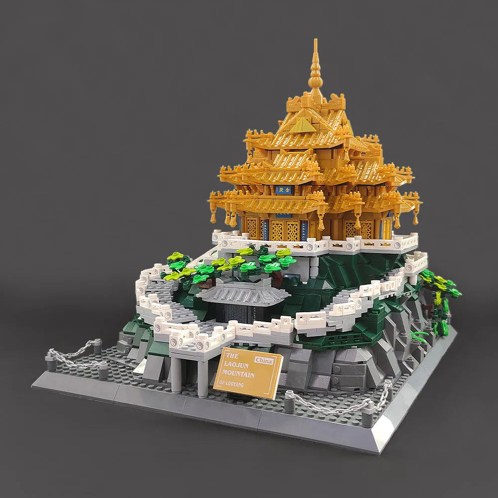 Wange Building Block Set: Famous China LAOJUN Mountain, Model 6234
