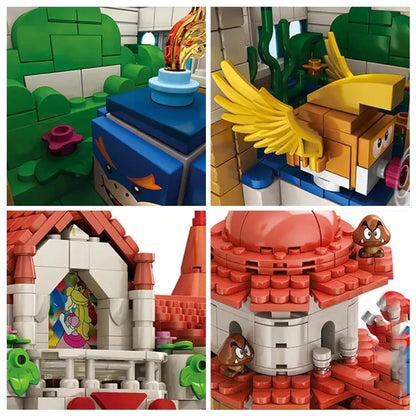 MOC Building Block Set: Movie Creator Expert Super Mario Castle