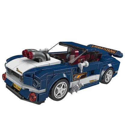 Mould King Building Block Set: Mini Mustang 1967 Speed Champions Car, Model K27048
