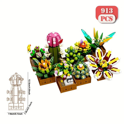 JieStar Building Block Set: Botanical Garden, Model JJ9037