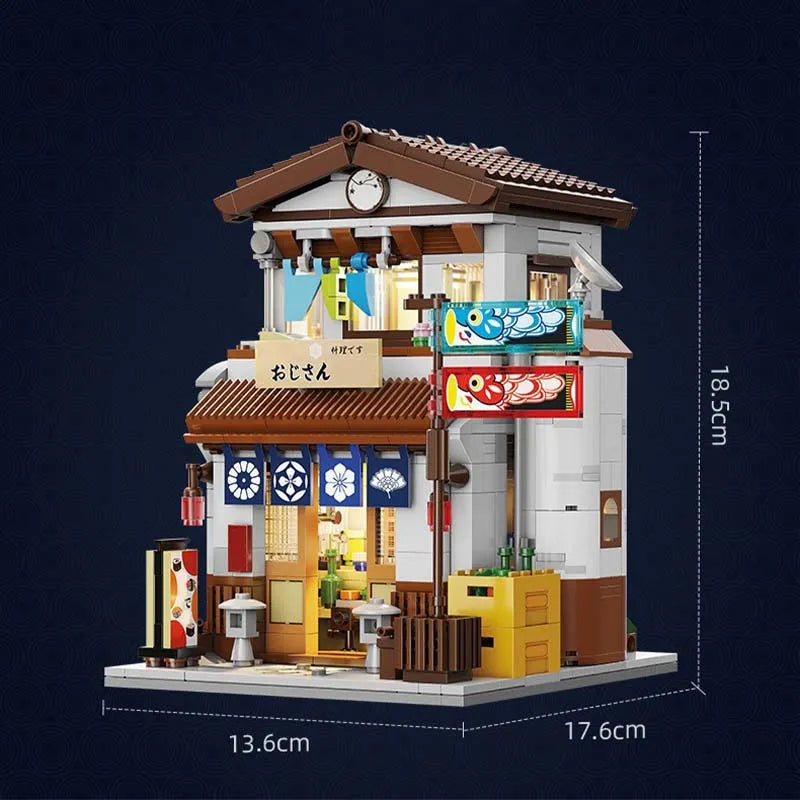 Cada MOC Building Block Set: Japanese Style Canteen, Model C66014