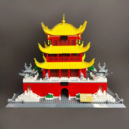 Wange MOC Building Block Set: China Yueyang Tower, Model 7211