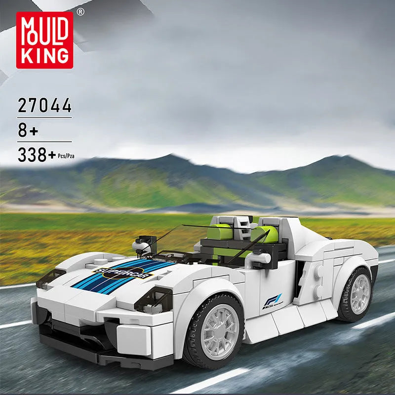Mould King Building Block Set: Mini Porsche 918 Speed Champions, Model K27044