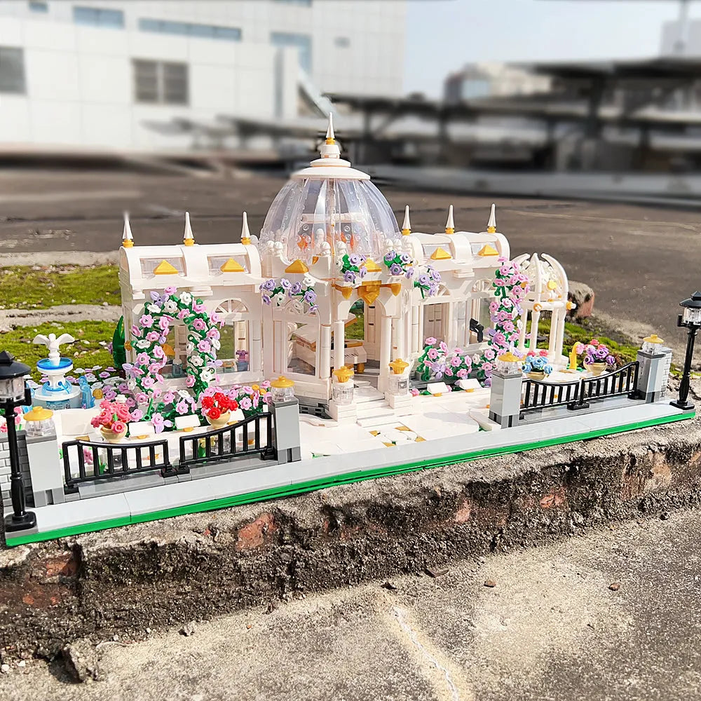 JieStar MOC Building Block Set: Garden Square, Model JJ9043