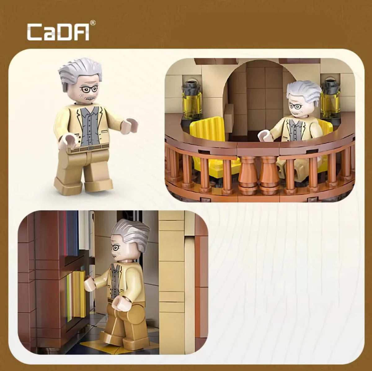 Cada MOC Building Block Set: Tree House Library, Model C66013