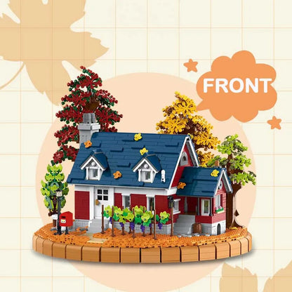 MORK MOC Building Block Set: Autumn Winery, Model 031055