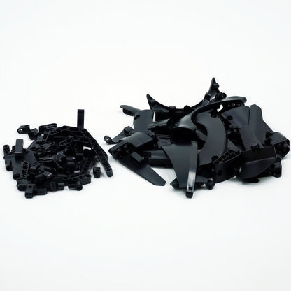Trilumity Building Block Set: 1: 8 The Ultimate British Hybrid Hypercar | Matt Black Custom Edition(3893-Piece)