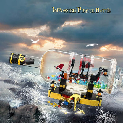 JieStar Building Block Set: Ship In A Bottle, Model JJ9026