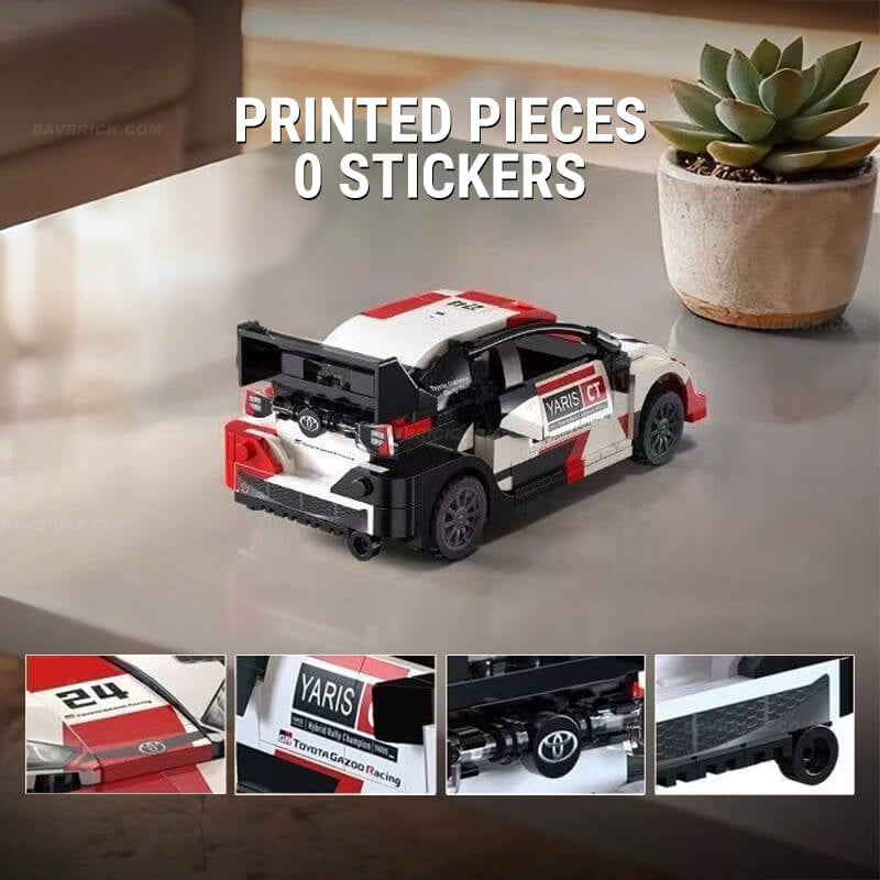 Trilumity Building Block Set: 1:24 Toyota Gr Yaris Rally1(317Piece)
