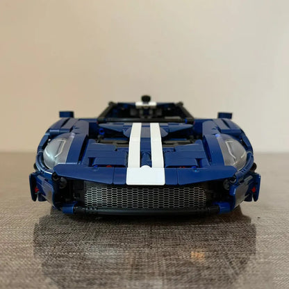 MOC Building Block Set: 2022 Ford GT Racing Sports Car, Model 36002
