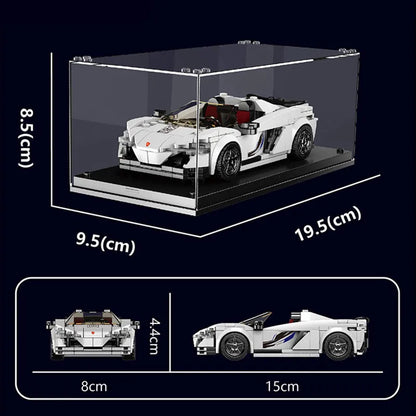 Mould King Building Block Set: Mini McLaren 650S Speed Champions Racers, Model K27043