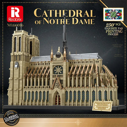 Reobrix Building Block Set: Cathedral Of Notre Dame, Model R66016