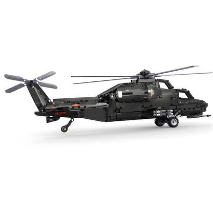 Trilumity WZ-10 Helicopter Building Block Set, Remote Control, 1,029-Piece