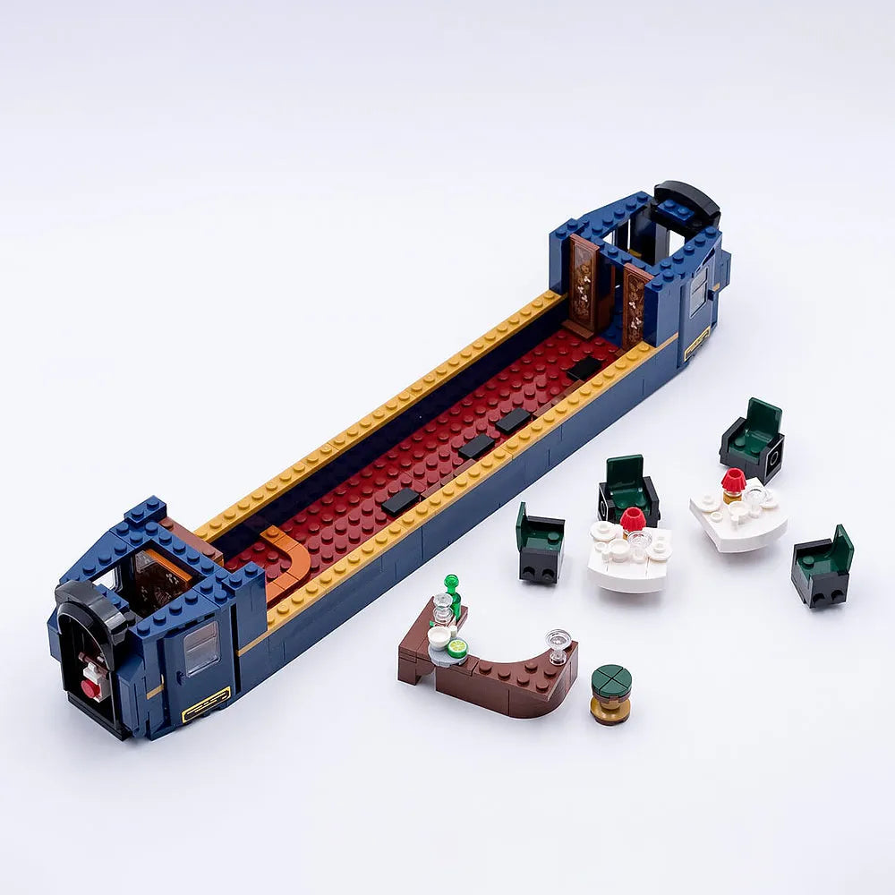 MOC Building Block Set: The Orient Express Train 62344