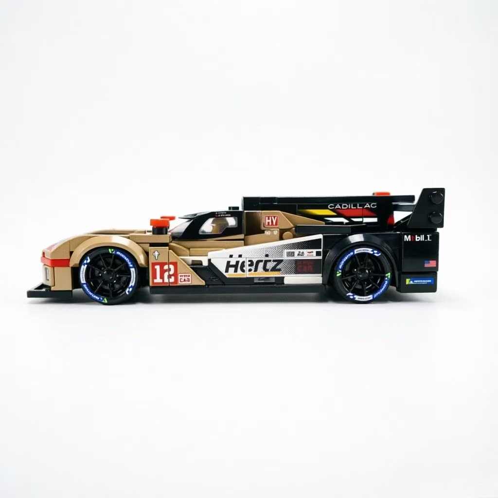 Trilumity Building Block Set: 1:24 Cadillac V-Series.R Hertz Team Jota | Includes a Complete Set of Stickers(331-Piece)