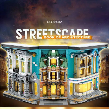 Reobrix Building Block Set: Harry Potter Streetscape Book of Architecture, Model RE66032