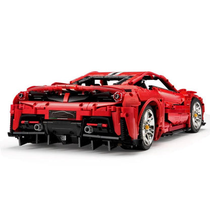 Trilumity Motorized Building Block Set: 1:8 The Ultimate Maranello V8 GT Supercar, The Ultimate Collectible (3187-Piece)