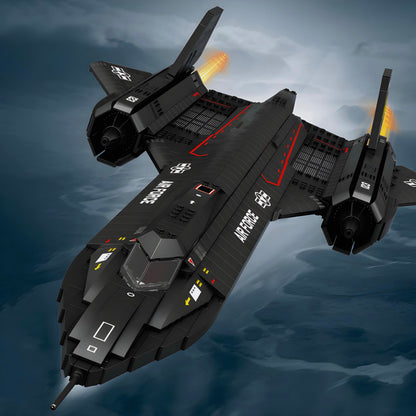 Trilumity SR-71 Blackbird Building Block Set, 1,778-Piece