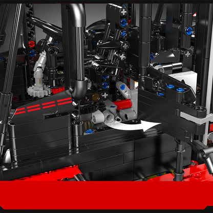Mould King Building Block Set: Motorized Heavy Duty Forklift Truck, Model K17045