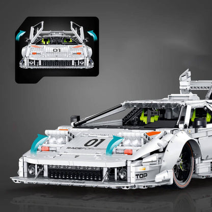 Trilumity Building Block Set: 1:8 Lamborghini Countach Lp5000 Building Set (3970+-Piece)