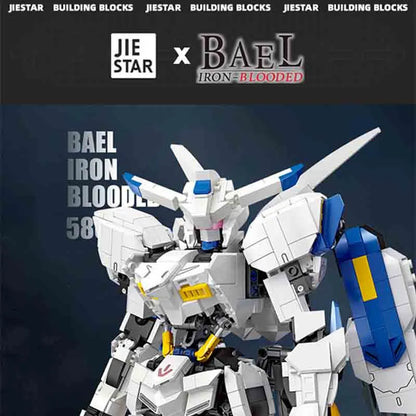 JieStar MOC Building Block Set: Super Hero MOC Bael Mecha Robot Warrior, Model 58032