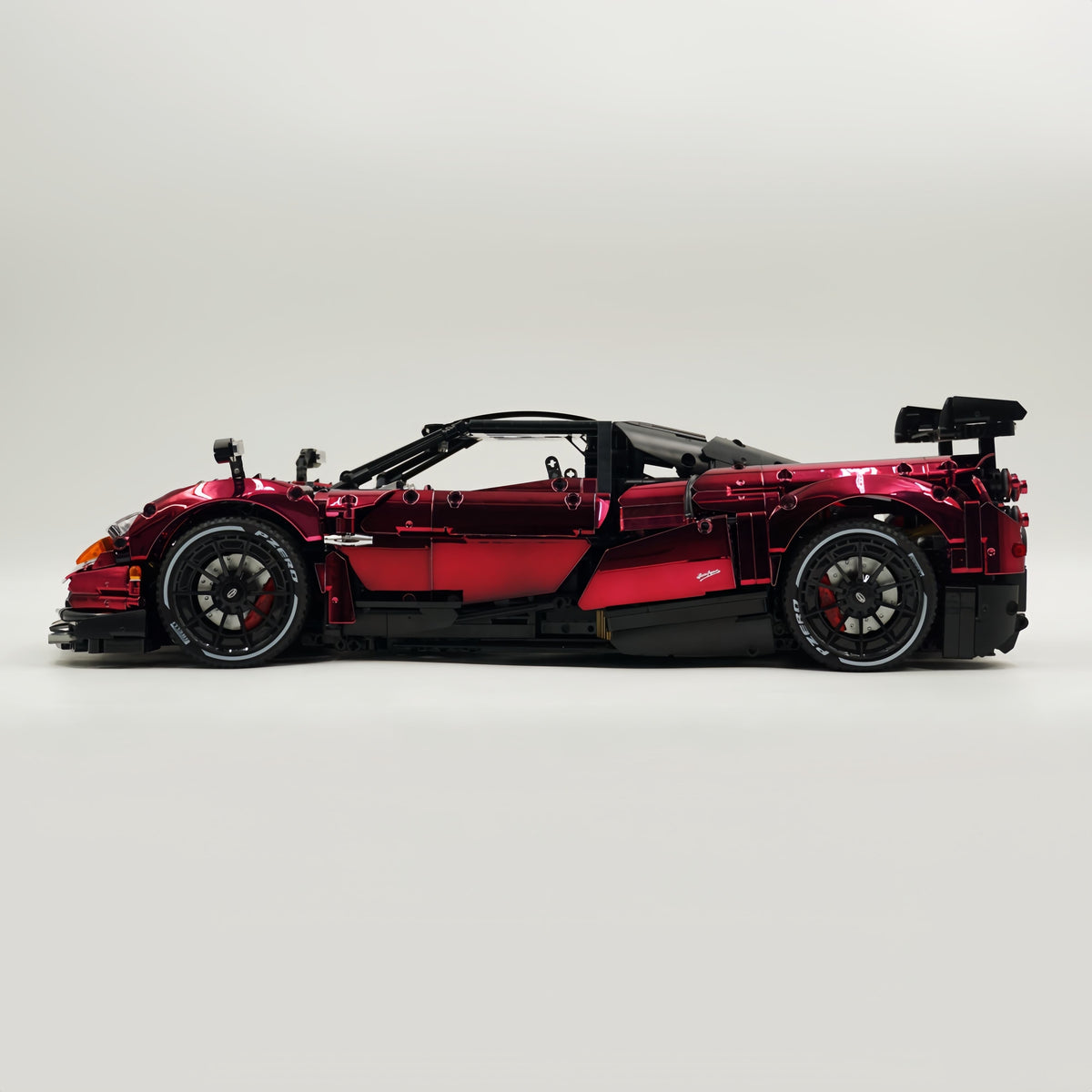 Trilumity Building Block Set: 1: 8 Pagani Huayra Bc Mirror Electroplating Customized Ultimate Edition (4708-Piece)