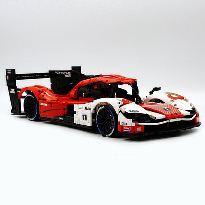 Trilumity Building Block Set: 1: 8 Porsche 963 Racing Car, Iconic Design and Authentic Details (3460-Piece)