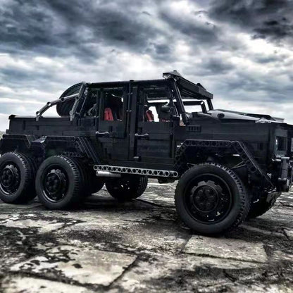 Trilumity Building Block Set: Mercedes G63 6X6 Off-Road, Building Pickup Model (3300 Pieces)