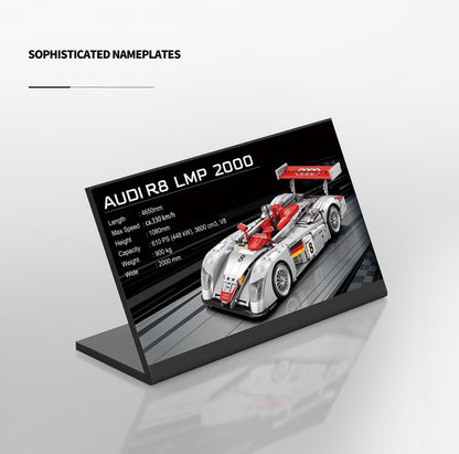 Trilumity Building Block Set: 1:8 Audi R8 Lmp 2000 | Remote Controlled | Genuine Authorization | 2426-Piece