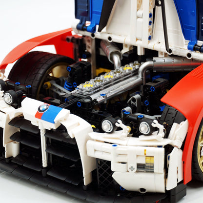 Trilumity Building Block Set: 1: 8 BMW M4 GT3 Building Set, Fully Detailed Simulation, The Ultimate Collectible (4556Piece)