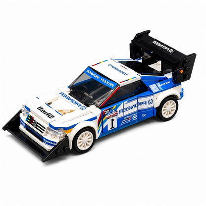 Trilumity Building Block Set: 1:24 Peugeot 405 T16 | Includes a Complete Set of Stickers (356-Piece)