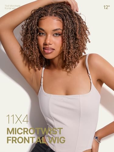 Trilumity 12'' Straight Synthetic Fiber - Brown Hair Replacement Wig