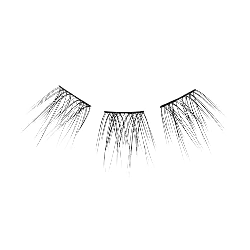 Trilumity DIY Eyelash Extension Natural Faux Mink Fiber - Black False Lashes