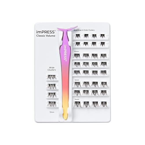 Trilumity Self-Adhesive Natural Faux Mink Fiber II - Black False Lashes