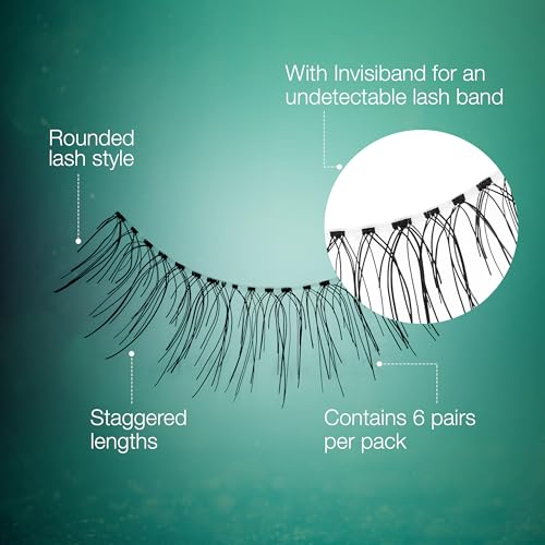 Trilumity Premium 110 ( Per Pack) Strip Reusable Faux Mink Fiber - Black False Lashes Set