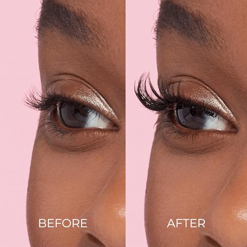 Trilumity Lash Cluster Wispy Faux Mink Fiber - Black False Lashes
