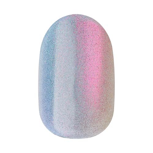 Trilumity Fly Short Oval Gel - Nude Pink Press On Nails