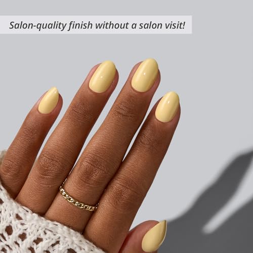 Trilumity Weekend Ease Xs Pastel Short Almond Soft Gel - Nude Pink Press On Nails